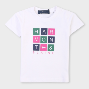 Harmont & Blaine T-shirt con stampa frontale - Bianco
