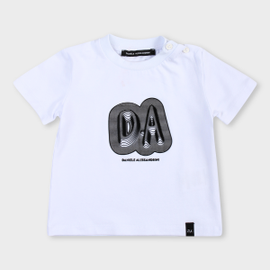 Daniele Alessandrini Kids T-shirt con stampa - Bianco