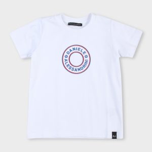 Daniele Alessandrini Kids T-shirt con stampa - Bianco