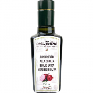 Condimento a base di Olio Extra Vergine di Oliva aromatizzato alla Cipolla - 0,25 lt
