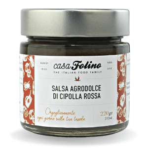 Salsa Agrodolce di Cipolla Rossa Calabrese - 220 gr