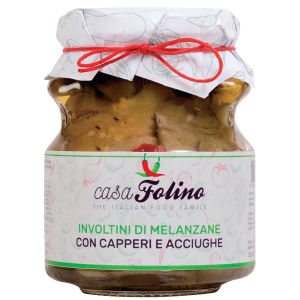 Involtini di Melanzane con Capperi e Acciughe - 314 ml