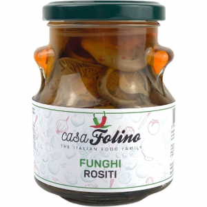Funghi Rositi (Lactarius Deliciosus) sott'olio - 314 ml