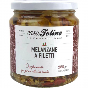 Melanzane a Filetto calabrese in vasetto - 314 ml