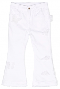 Pantaloni svasati - Bianco