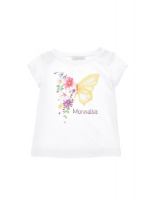 T-shirt farfalla - Bianco