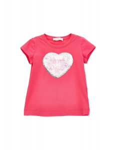 T-shirt cuore - Rosa
