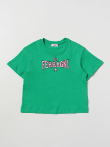 Chiara Ferragni T-shirt con scritta rosa - Verde