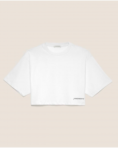 Hinnominate T-shirt cropped - Bianco