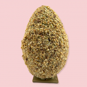 Uovo di Cioccolato Granellato al Pistacchio - 700 gr