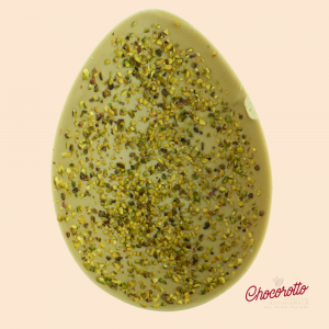 Uovo di Cioccolato Granella di Pistacchio Internamente - 700 gr