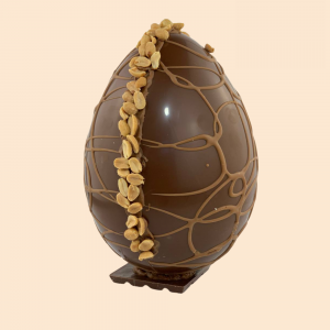 Uovo di Pasqua al Caramello con Arachidi esterni - 600 gr