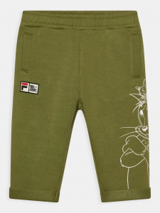 Fila Pantaloni Torum con logo - Verde militare