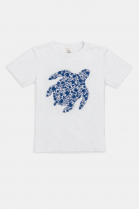 T-shirt  in cotone e pet riciclati - Bianco