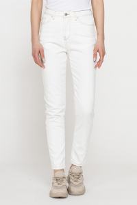 Jeans mom 5 tasche - Bianco