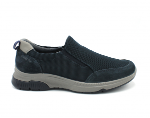 Enval Soft Sneakers in tessuto con elastici - Blu