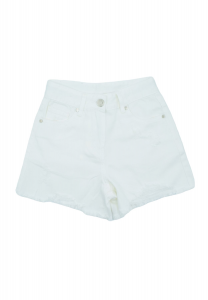 Manila Grace Shorts in jeans - Bianco