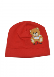 Moschino Cappello per neonato stampa teddy - Rosso