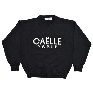 Gaelle Maglia in lana con logo - Nero