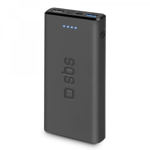Power bank extra slim con porta USB 2.1A – Nero