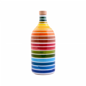 Orcio in ceramica arcobaleno - 500 ml