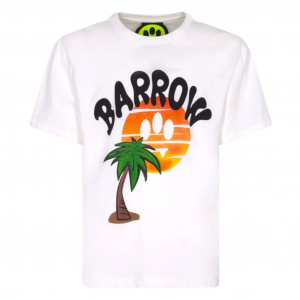 Barrow t-shirt logo unisex - bianco