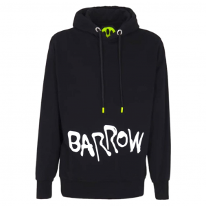 Barrow felpa logo bear unisex - nero