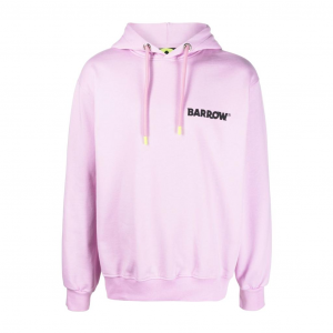 Barrow felpa logo unisex - rosa
