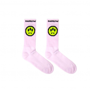 Barrow calzini logo unisex - rosa