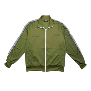 777 giacca con zip unisex - verde