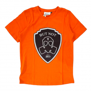 Butnot t-shirt logo scudetto bambino - arancione