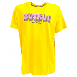 Butnot t-shirt porn couture uomo - giallo