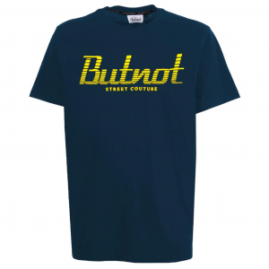 Butnot t-shirt logo uomo - blu