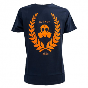 Butnot t-shirt stampa logo uomo - blu