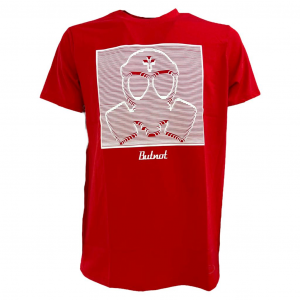 Butnot t-shirt stampa logo uomo - rosso