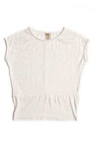 T-shirt viscosa elasticizzata - bianco