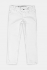 Legg-jeans in bull color jeans super stretch mod 767 - bianco
