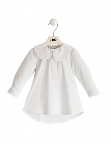 iDO Camicia con colletto e rouches Bianco 0113