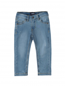 iDo jeans morbido cinque tasche lavaggio blu chiaro 7350