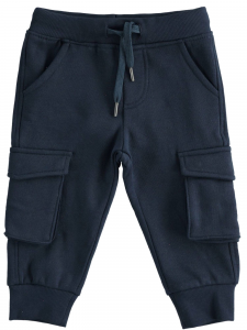 iDO Pantaloni cargo con tasconi Blu Navy 3885