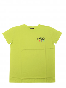 Pyrex Tshirt a manica corta con stampe multicolor verde 086