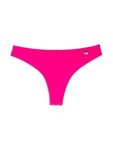 CHIARA FERRAGNI slip skinny beachwear con logo FUCSIA A0210