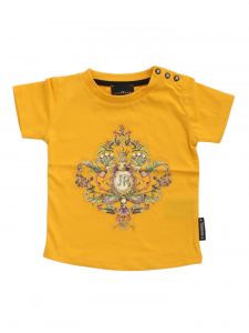 John Richmond T-shirt neonato a manica corta giallo CITRUS