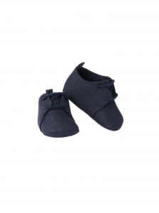 iDo scarpe neonato in lino blu 3854