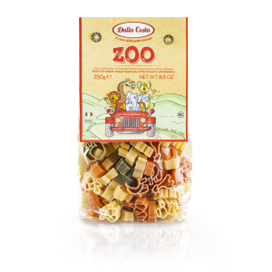Zoo Pasta tricolore con pomodoro e spinaci - 250g
