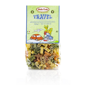 Travel Pasta tricolore con pomodoro e spinaci - 250g