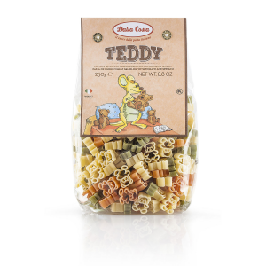 Teddy Pasta tricolore con pomodoro e spinaci - 250g