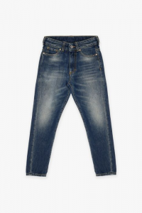 Jeans con abrasioni - blu