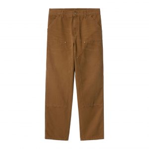 Carhartt jeans double knee uomo - marrone