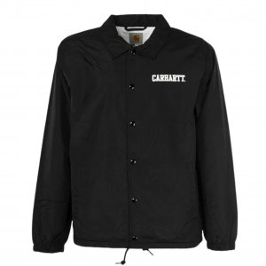 Carhartt college coach jacket uomo - nero